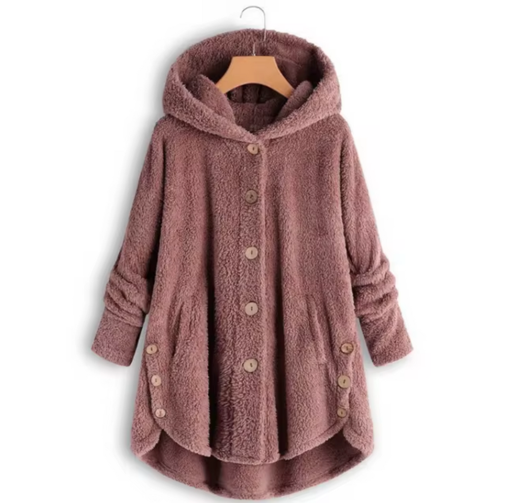 JO | Wool teddy bear plush coat