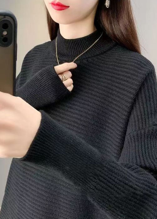 Art Chocolate Tasseled Asymmetrical Design Loose Fall Knit Dress