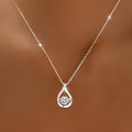Teardrop Silver Necklace