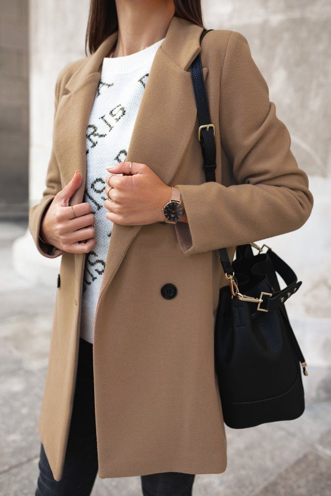 JO | Stylish jacket with buttons for women