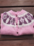 Cute Cat Pattern Cozy Knit Cardigan elevenforest