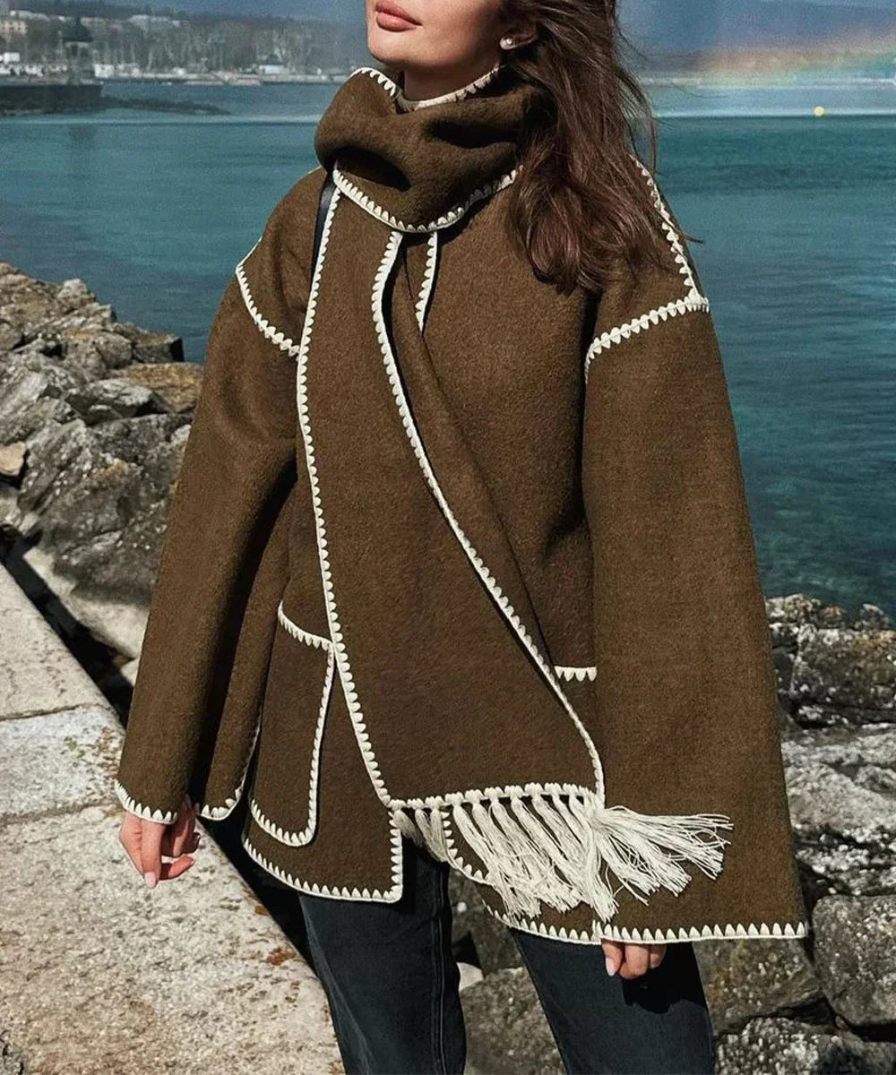 JO | Timeless tassel coat for women