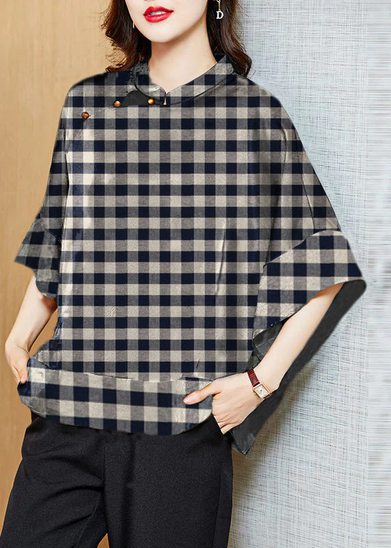 Black plaid/Ships 15 Days