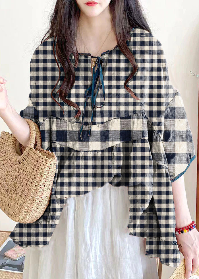 Black plaid/Ships 15 Days