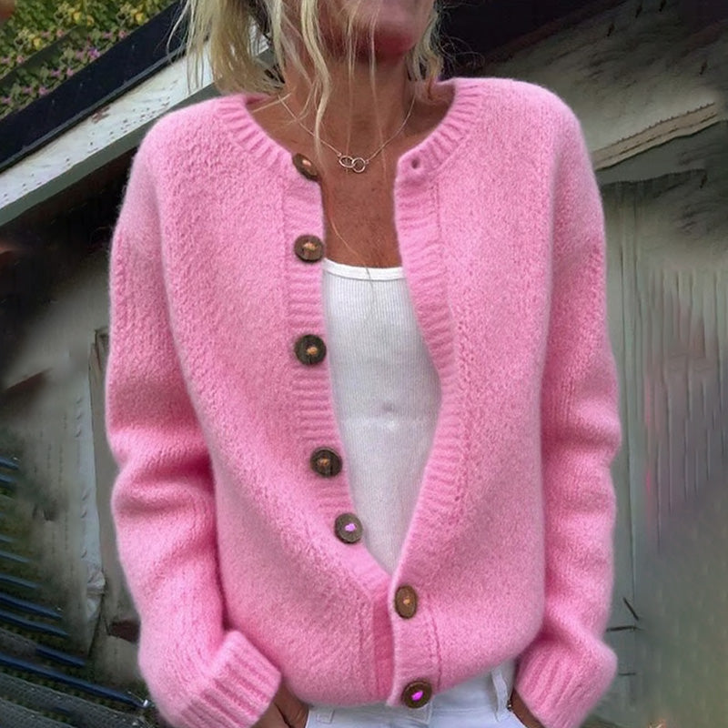 Women's Autumn And Winter Solid Color Sweater elevenforest