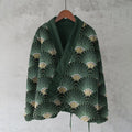 Comstylish Japanese Style Uchiwa Inspired Design Kimono