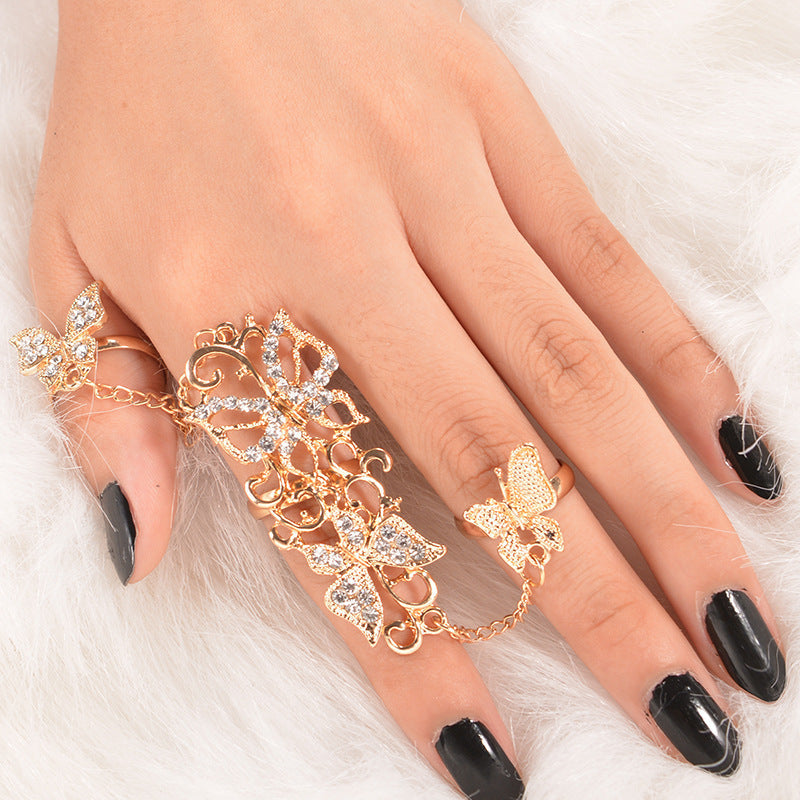 Delicate Artisan Gold Ring