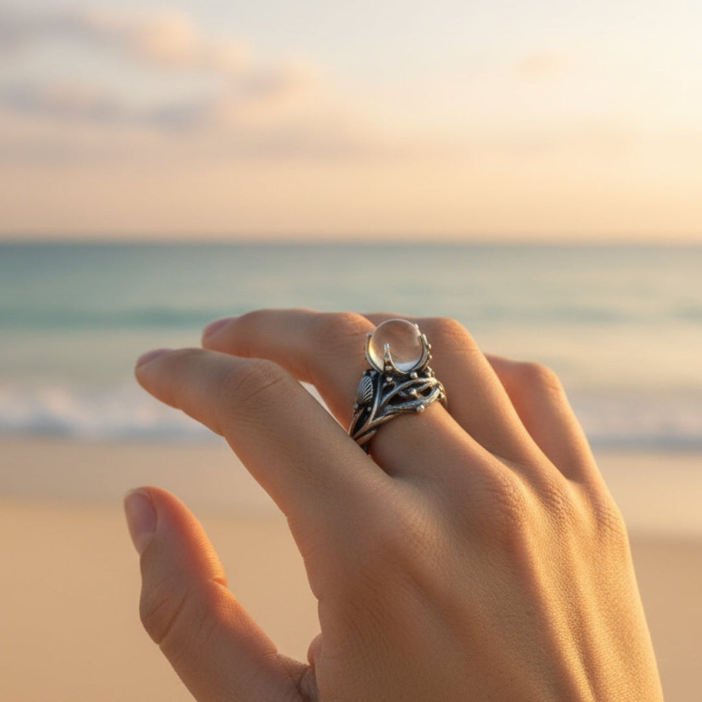 Beautiful Silver Ring with Unique Style