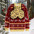 Comstylish Hilarious Naughty Christmas Ugly Sweatshirt
