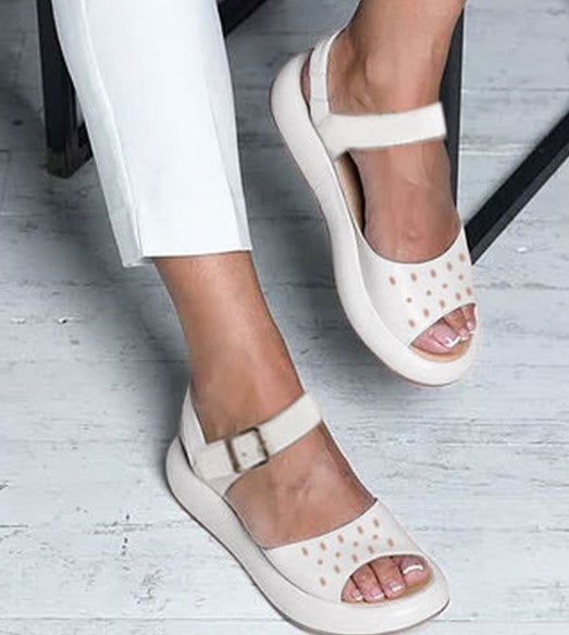KS | Open sandals with adjustable strap