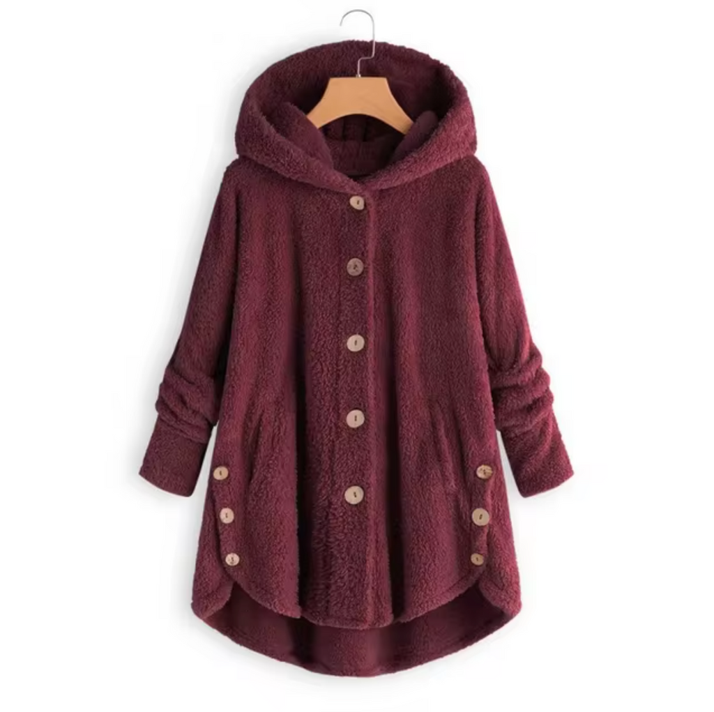 JO | Wool teddy bear plush coat