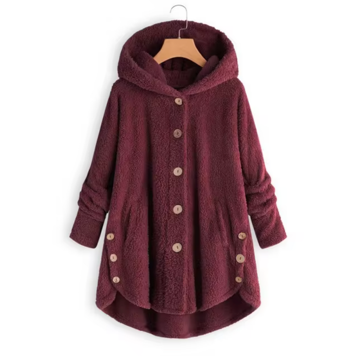 JO | Wool teddy bear plush coat