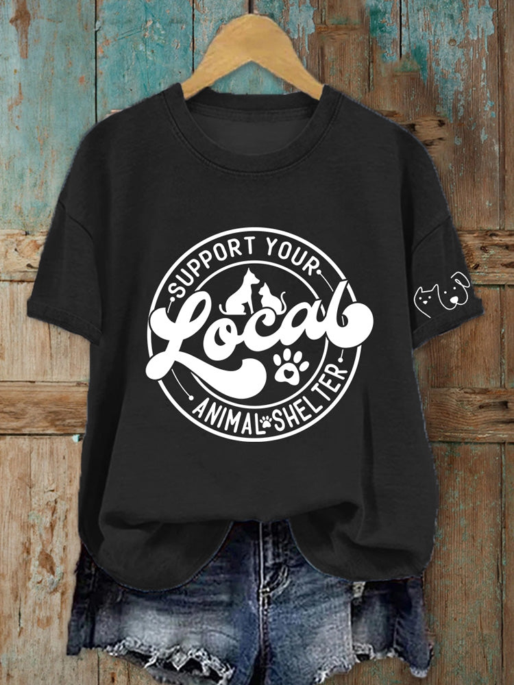 Comstylish Women's Animal Friendly T-shirts