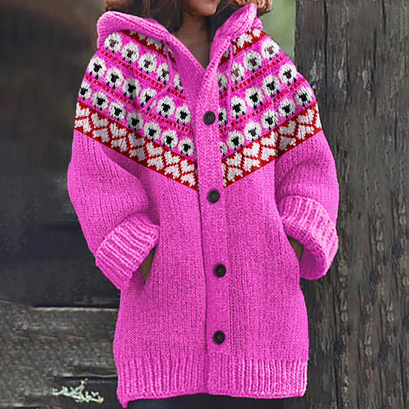 Vintage Farm Sheep Knitted Jacquard Warm Sweater Cardigan elevenforest