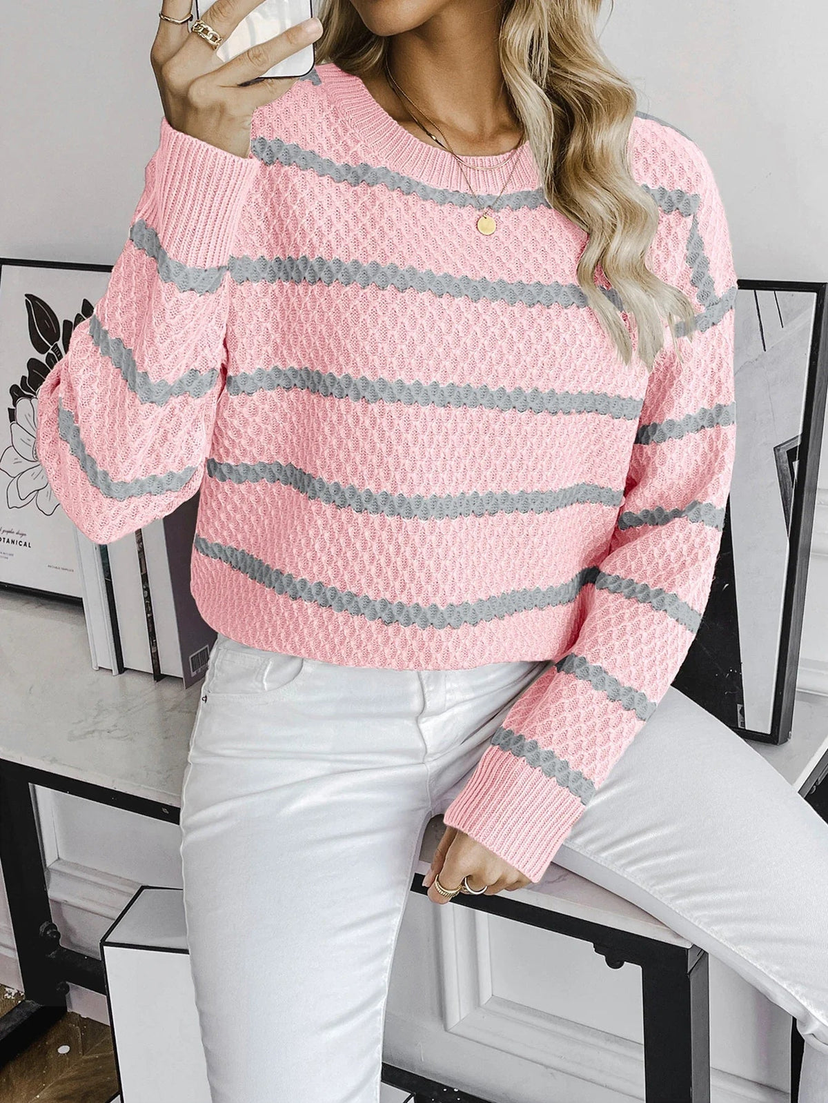 Gracefully Designed Sweater