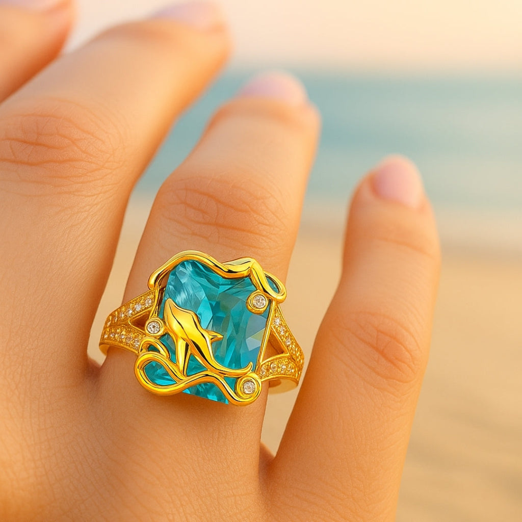 Delicate Artisan Gold Ring