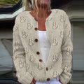 Cute Cat Embroidered Cozy Knit Cardigan elevenforest