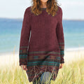 Vintage Tribal Ethnic Geometric Pattern Knitted Dress elevenforest