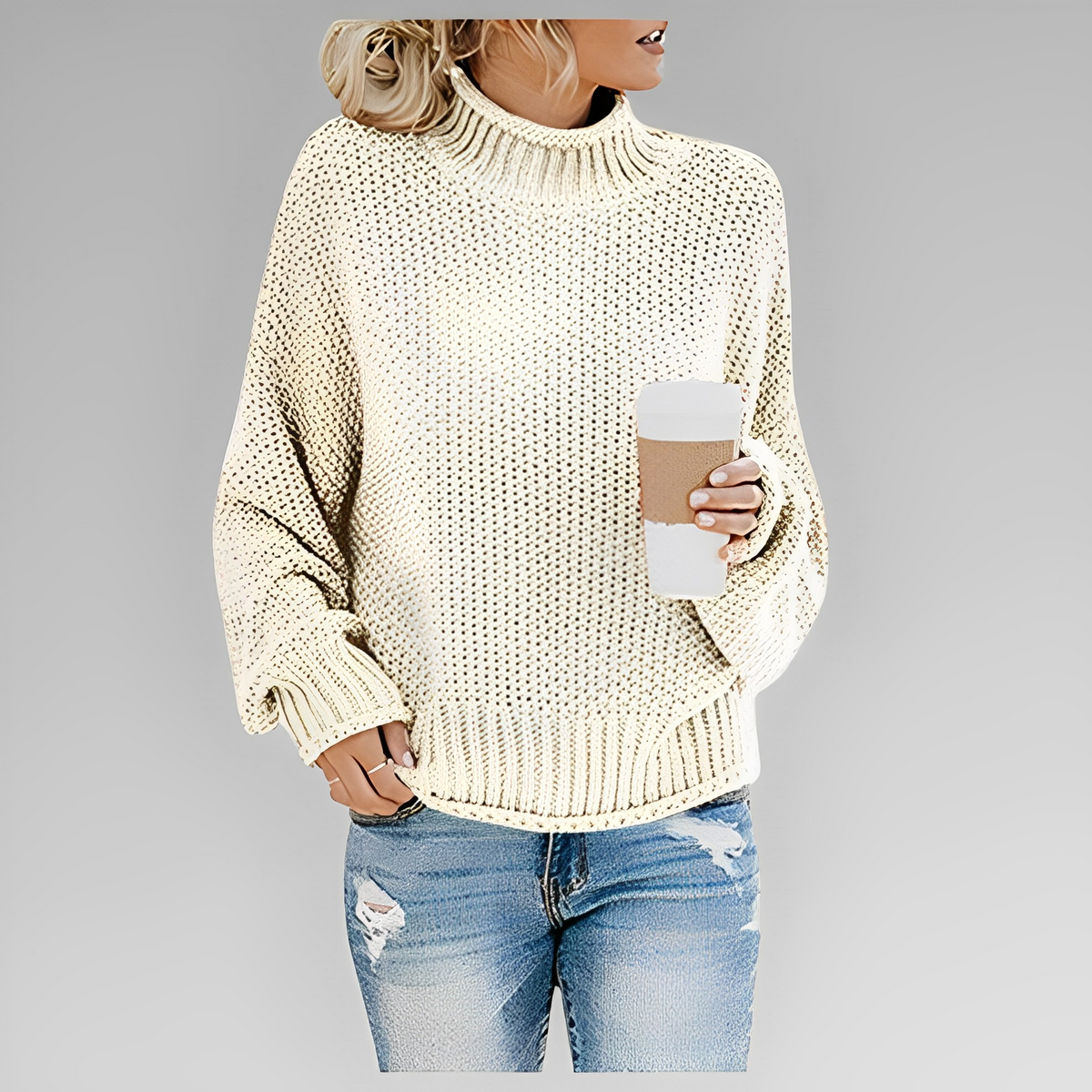 JO | Fashionable and effortless winter sweater