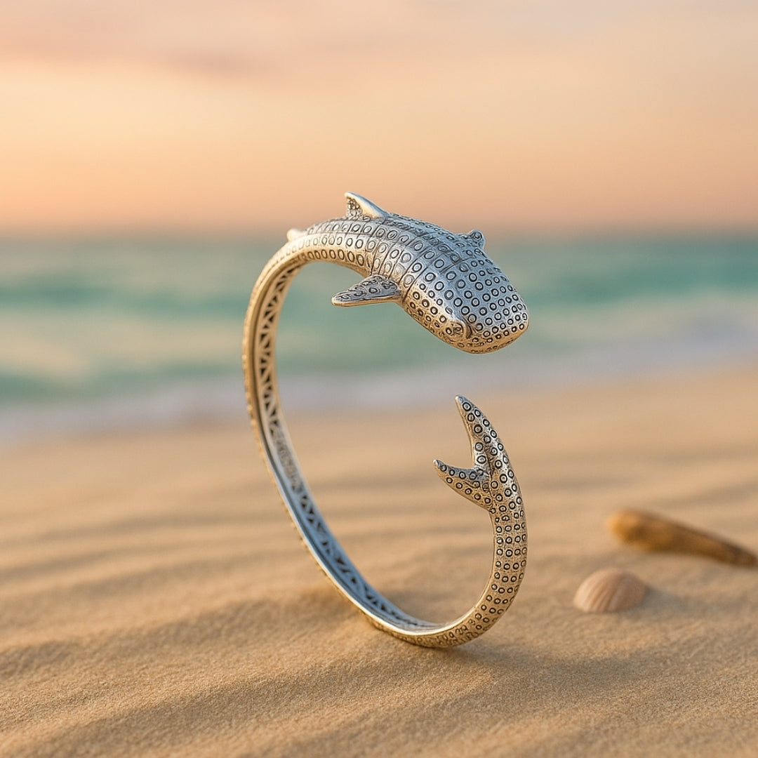 Whale Silvered Bracelet