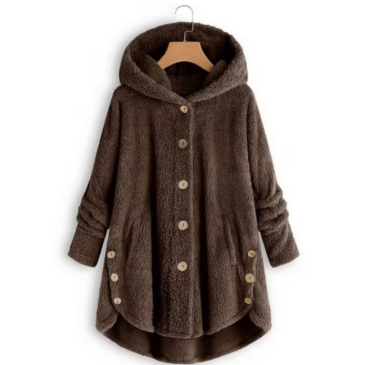 JO | Wool teddy bear plush coat