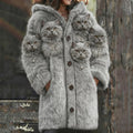 Noble Kitten Thick Hooded Cardigan Sweater elevenforest