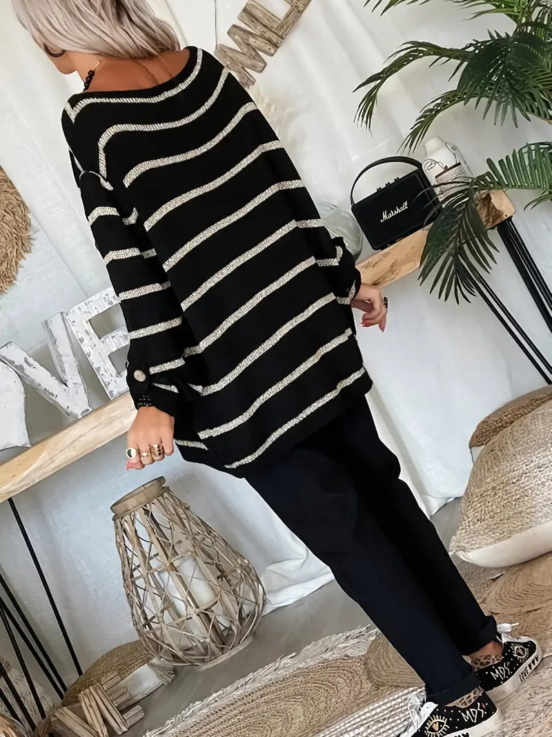JO | Striped sweater for women