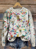 Comstylish Ice Cream with Sprinkles 3D Print Sweatshirt