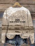 Comstylish Women's Grizzly Bear 399 Long Sleeve Sweatshirt