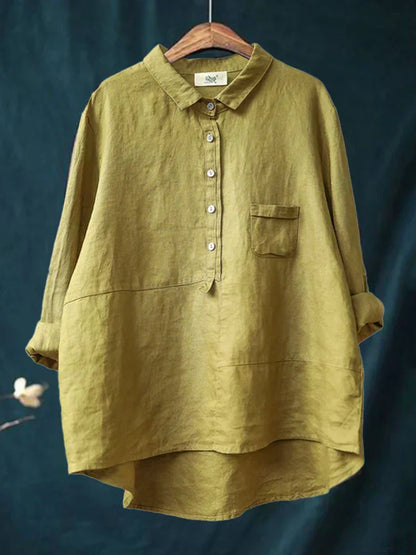 Effortless and elegant winter blouse