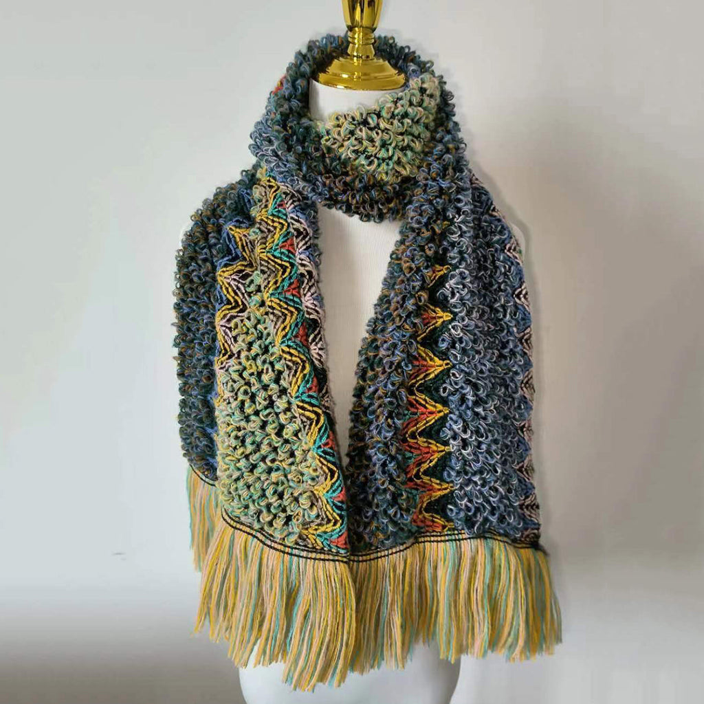Vintage Soft Warm Retro Comfy Shawl elevenforest