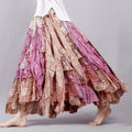 Vintage Lace Boho Flowy Wide Skirt artswardrobe
