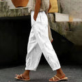 Comstylish Women'S Vintage Dragonfly Embroidery Art Casual Pants