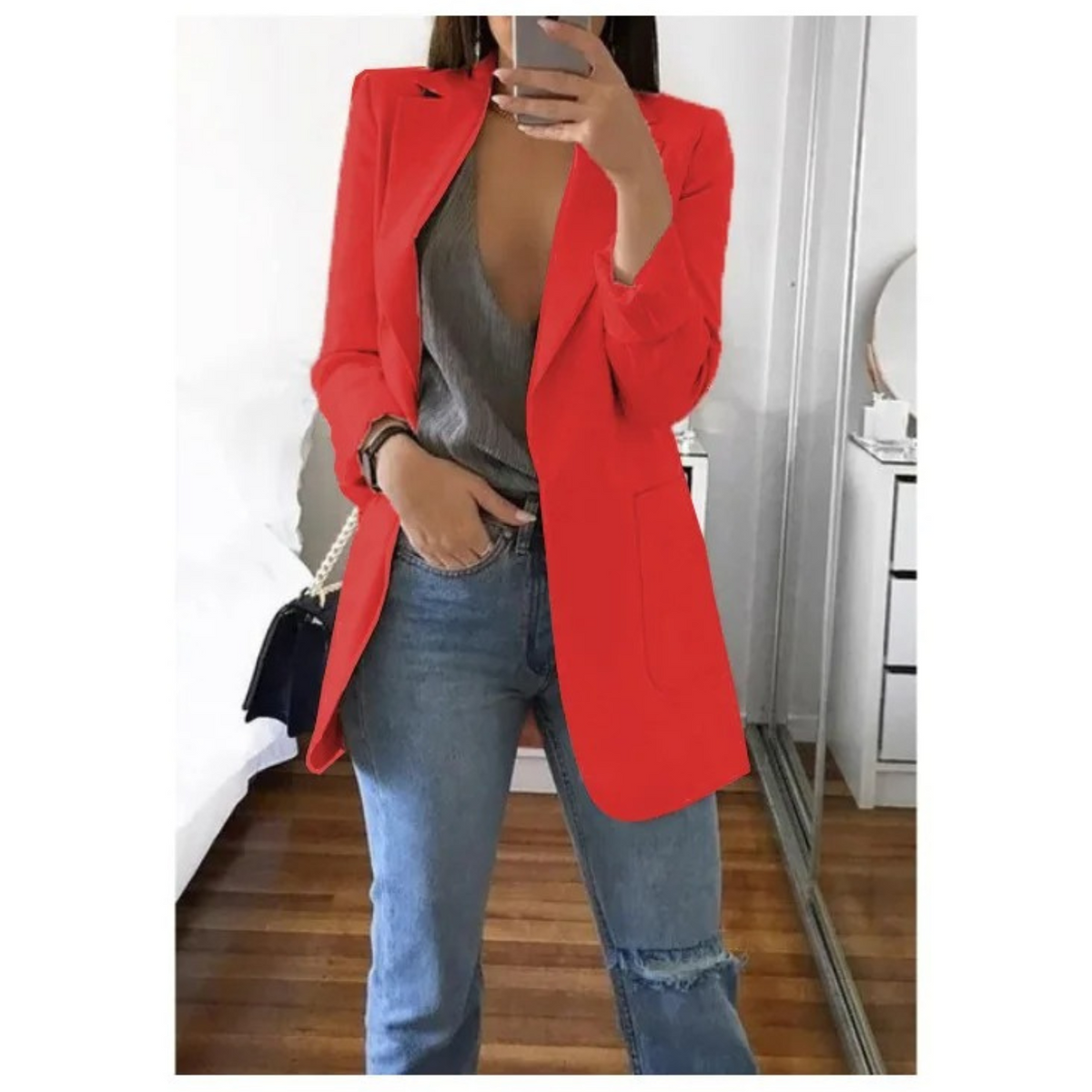 JO | Stylish pocket blazer for women