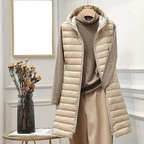 JO | long jacket without sleeves