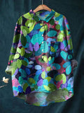 Women's Leaf Print Shirt