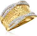 Diamond Wave Ring