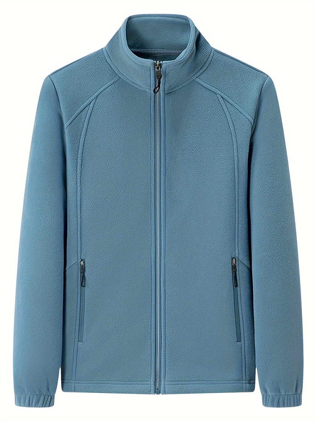 JO | Plush women's outdoor jacket with stand-up collar and long sleeves