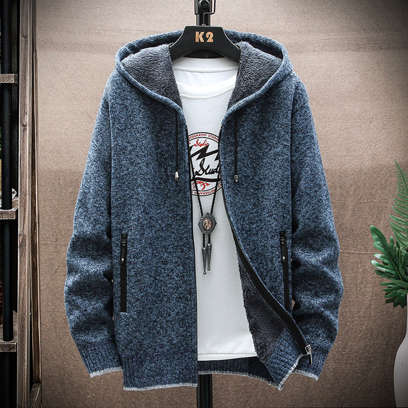 Men's Vintage Knitted Pattern Cardigan Sweater elevenforest