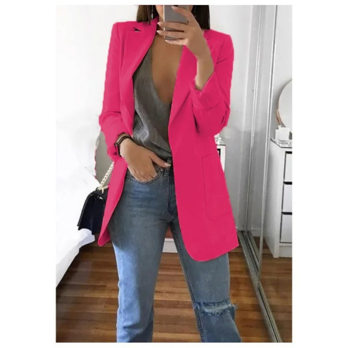 JO | Stylish pocket blazer for women