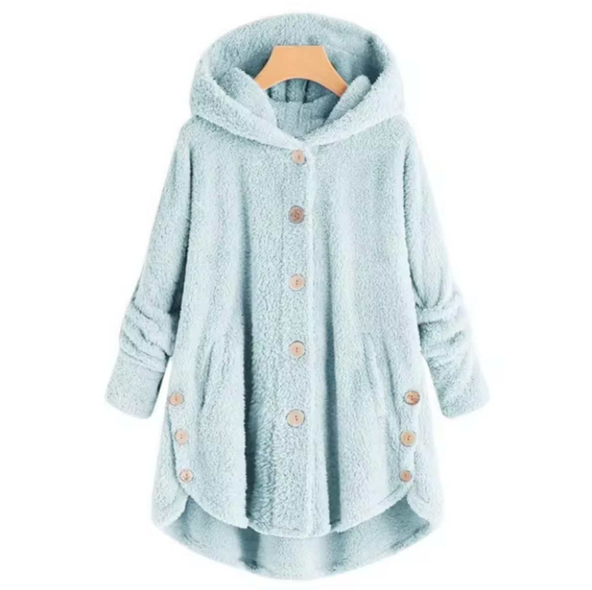 JO | Wool teddy bear plush coat