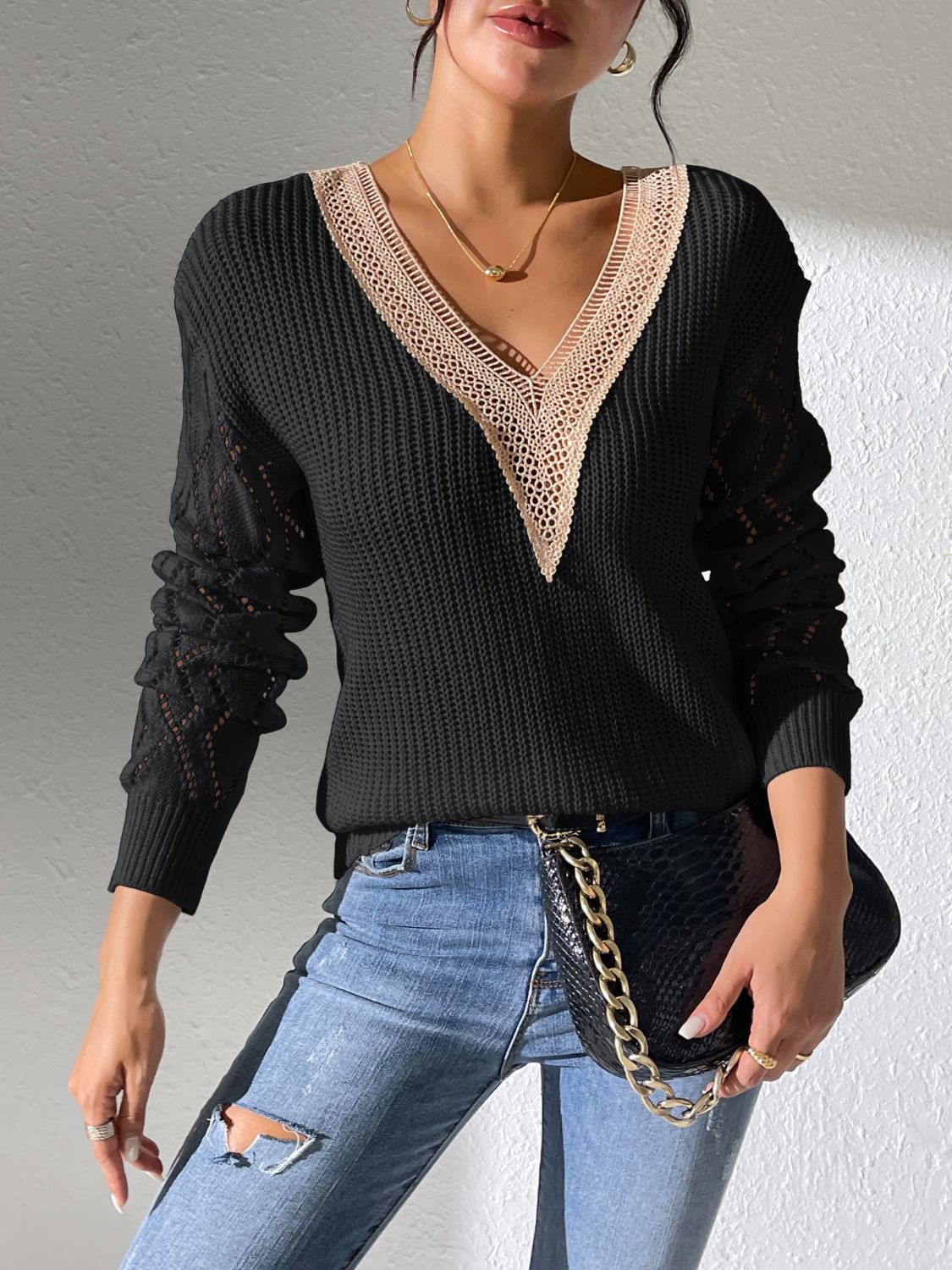 Gracefully Designed Sweater