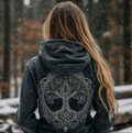 Comstylish Women's Viking Retro Style Hooded Sweatshirt