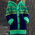 Vintage Fair Isle Cardigan Sweater elevenforest
