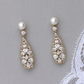 Vintage Bright & Pearl Earrings