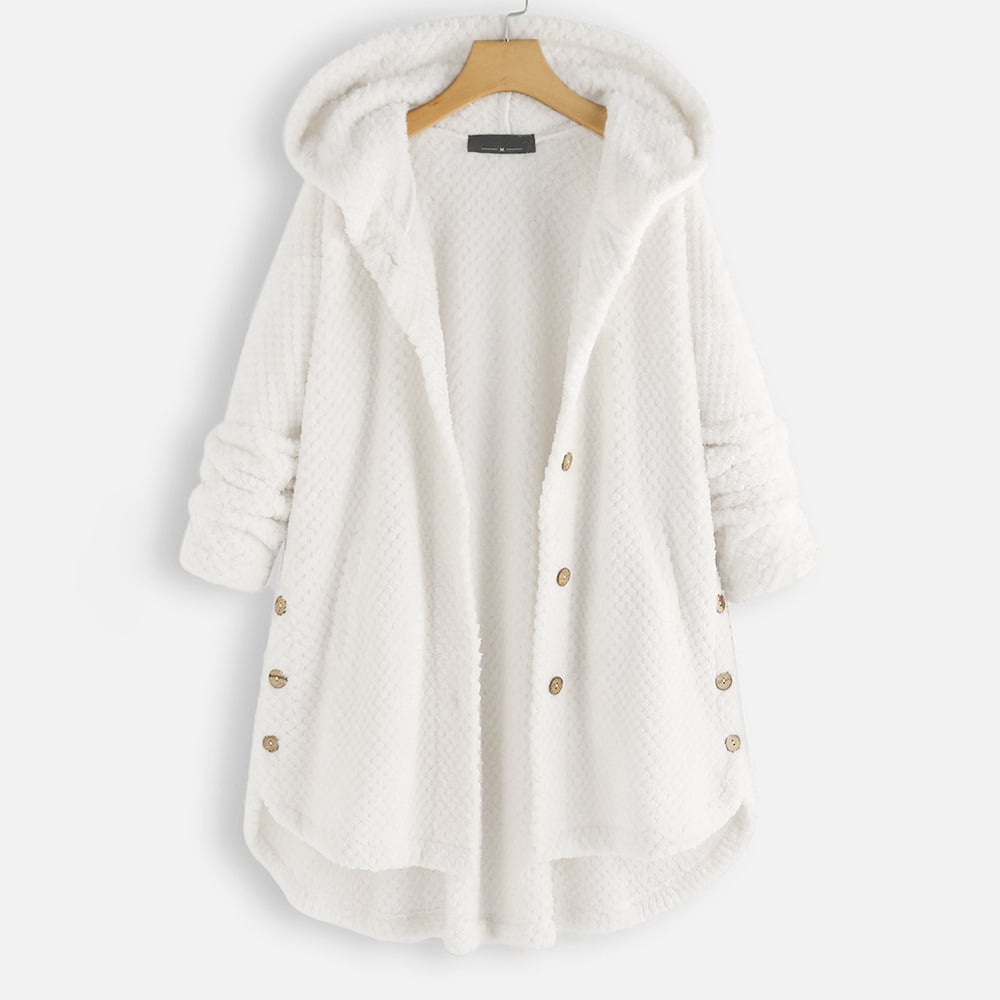 JO | warm teddy jacket with hood