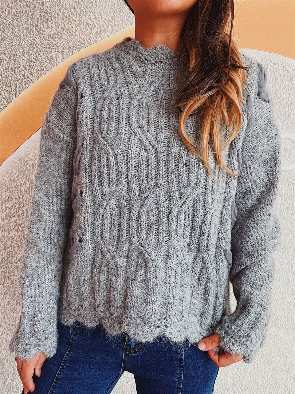 Gracefully Designed Sweater