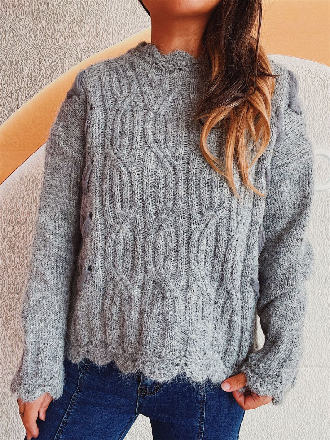 Gracefully Designed Sweater