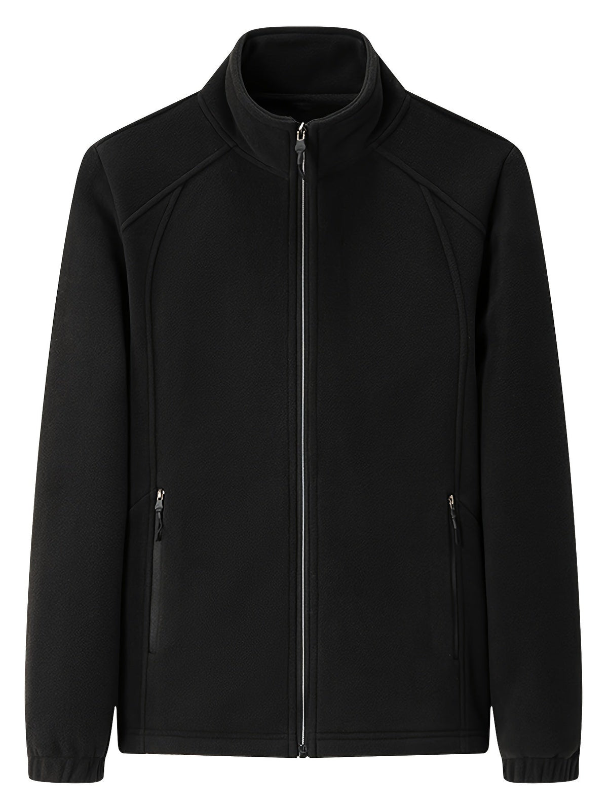 JO | Plush women's outdoor jacket with stand-up collar and long sleeves