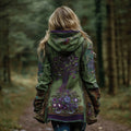 Women's Viking Tree Of Life Cozy Warm Zip-up Cardigan artswardrobe
